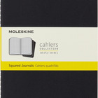 Zestaw 3 Zeszytów MOLESKINE Cahier Journals L (13x21cm) w kratk, 80 strony, czarny