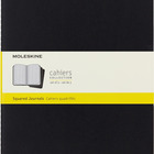 Zestaw 3 Zeszytów MOLESKINE Cahier Journals XL (19x25cm) w kratk, 120 stron, czarny