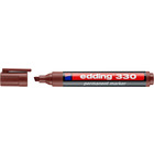 Marker permanentny e-330 EDDING, 1-5mm, brzowy