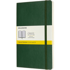 Notes MOLESKINE L (13x21cm) w kratk, mikka oprawa, myrtle green, 192 strony, zielony