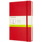 Notes MOLESKINE Classic L (13x21 cm) gadki, twarda oprawa, scarlet red, 400 stron, czerwony