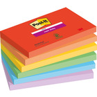 Karteczki samoprzylepne Post-it® Super Sticky, PLAYFUL, 76x127mm, 6x90 kart
