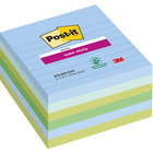 Karteczki samoprzylepne Post-it® Super Sticky XL, OASIS, w lini, 101x101mm, 6x90 kart