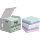Ekologiczne karteczki samoprzylepne Post-it®, NATURE, pastelowe, 76x76mm, 6x100 kart