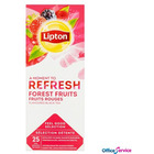 Herbata LIPTON REFRESH FOREST FRUTIS 25k.fol czarna