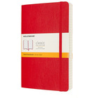 Notes MOLESKINE Classic L (13x21 cm), w linie, mikka oprawa, scarlet red, 400 stron, czerwony