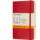 Notes MOLESKINE Classic P (9x14cm), w linie, mikka oprawa, 192 strony, czerwony