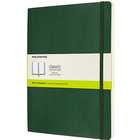 Notes MOLESKINE Classic XL (19x25cm), w gadki, mikka oprawa, myrtle green, 192 strony, zielony