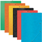 Teczka z gumk OFFICE PRODUCTS, preszpan, A4, 390gsm, 3-skrz., mix kolorów