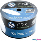 Pyta HP CD-R 700MB 52X (50szt) SZPINDEL, bulk WHITE INKJET PRINTABLE do nadruku CRE00070WIP