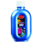Farba plakatowa KEYROAD, metaliczna, 300ml, butelka, niebieska