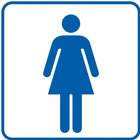 Znak TDC, Toaleta damska