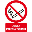 Znak TDC, Zakaz palenia tytoniu