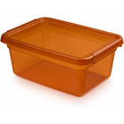 Pojemnik do przechowywania MOXOM BaseStore Color, 12, 5l, transparentny pomaraczowy